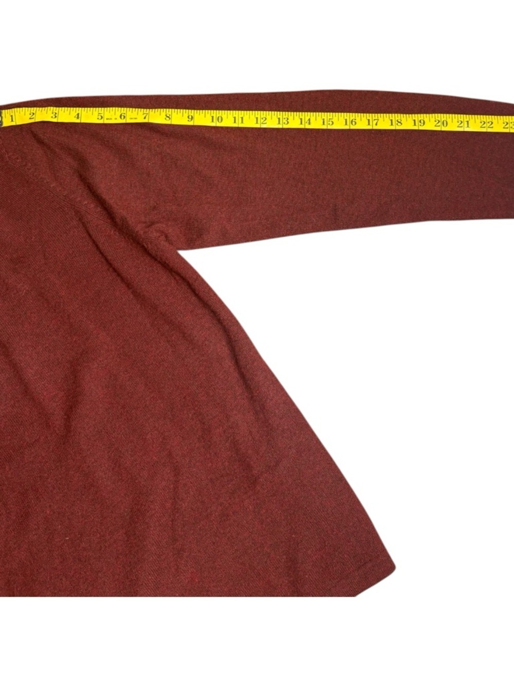 Brooks Brothers Sport Lambswool V-Neck Sweater Red Size L - Picture 5 of 7